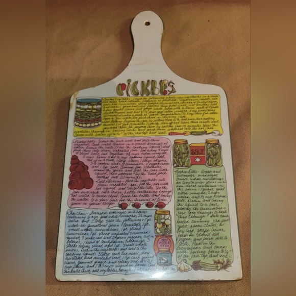Vintage Pickle Cutting Board - Picture 9 of 9